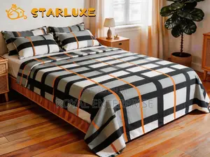 2 Flat Bedsheets With Pillow Set ( 6 PCS Set )