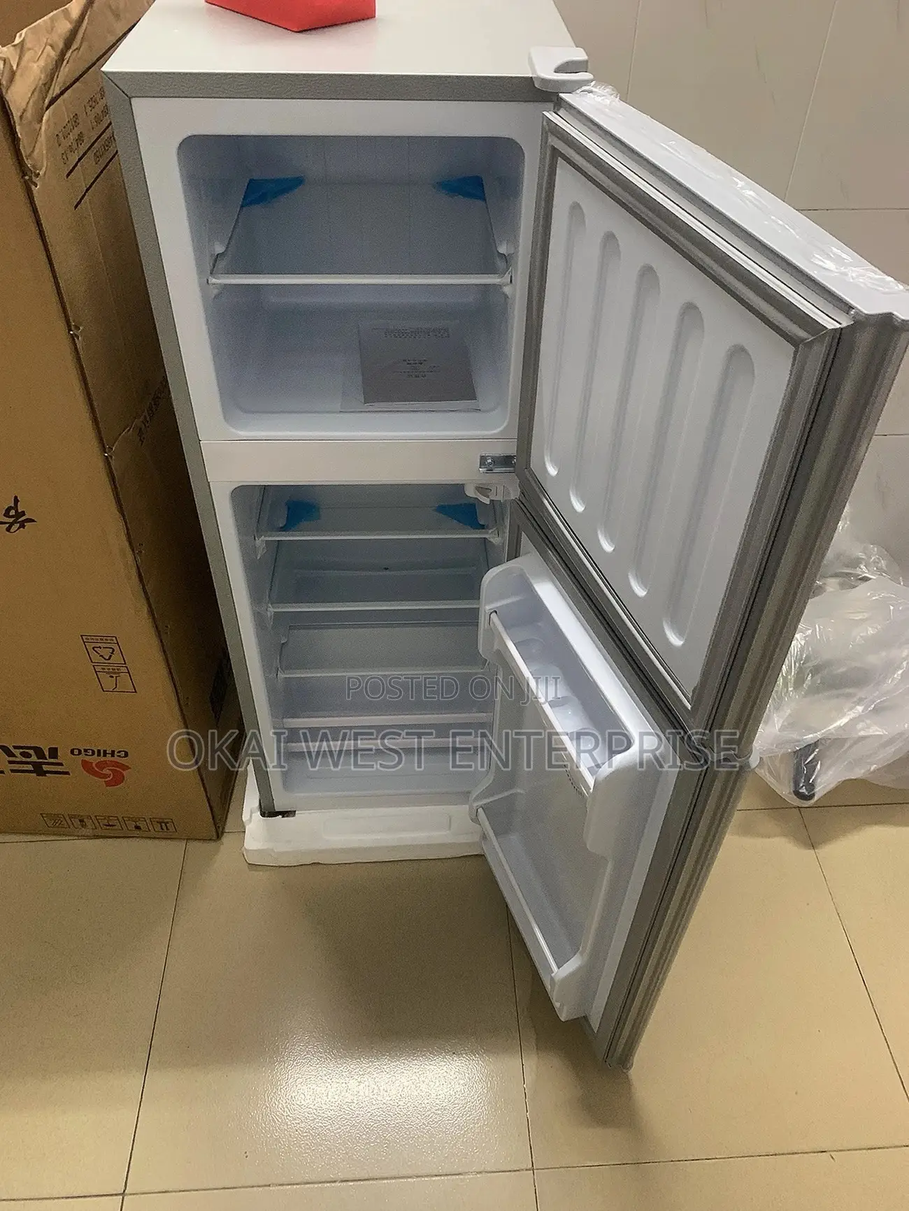 Chiago Double-Door Freezer 156d: Quiet, Energy-Efficient,And Spacious