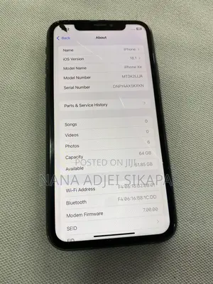 Apple iPhone XR 64 GB Black