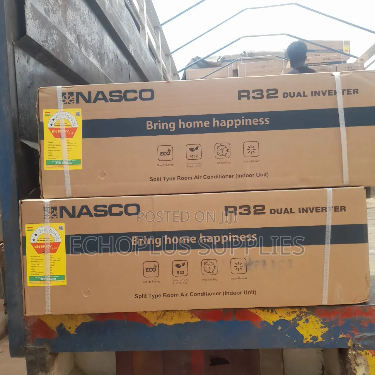 Nasco 1.5hp Dual Inverter Air Condition/R32 Gas