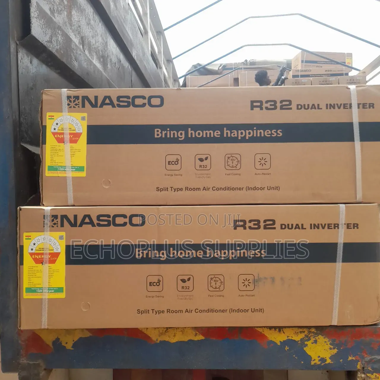 Nasco 1.5hp Dual Inverter Air Condition/R32 Gas