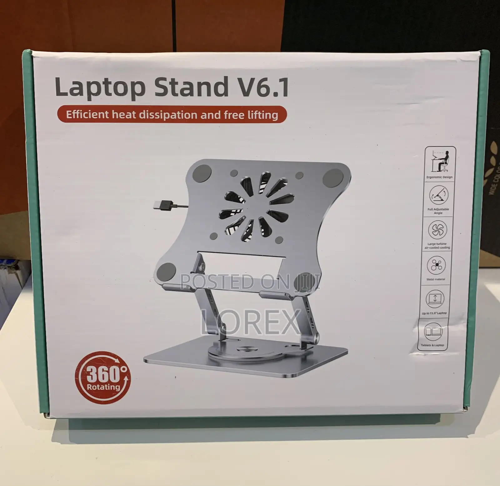 Laptops Stand With Cooling Fan V6.1