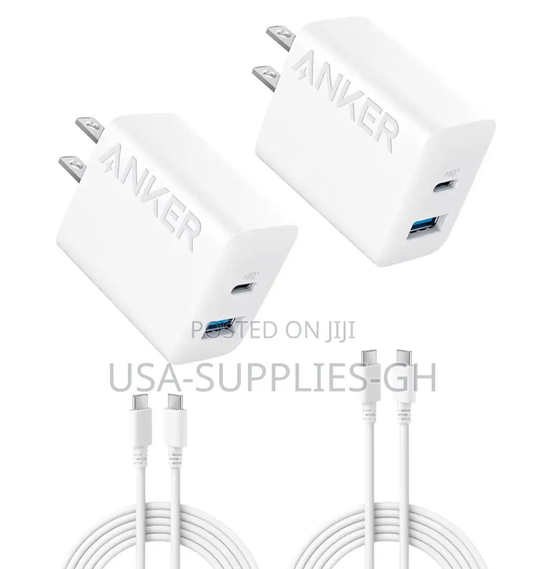 Anker 2-Pack (2-Port, 20w) Fast Usb-C Charger Block,
