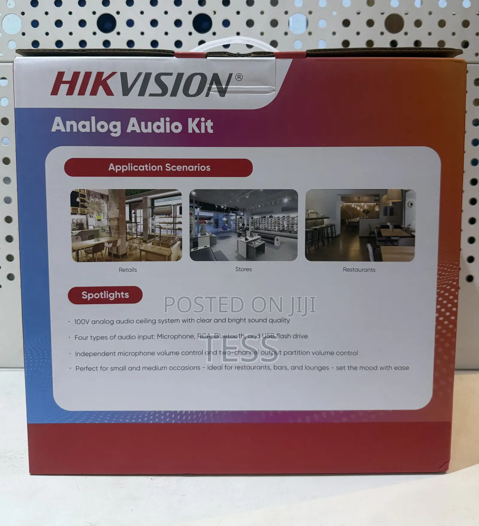 Hikvision Analog Amplifier Kit Speaker Audio Kit Ds-Qae0ka60206-4