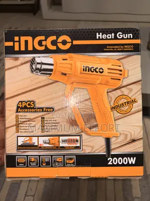 Powerful Ingco Heat Gun 2000w With Accessories
