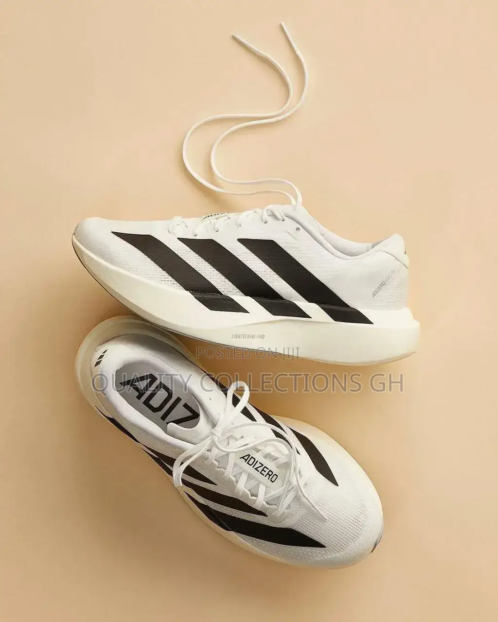 Adidas Adizero White and Black