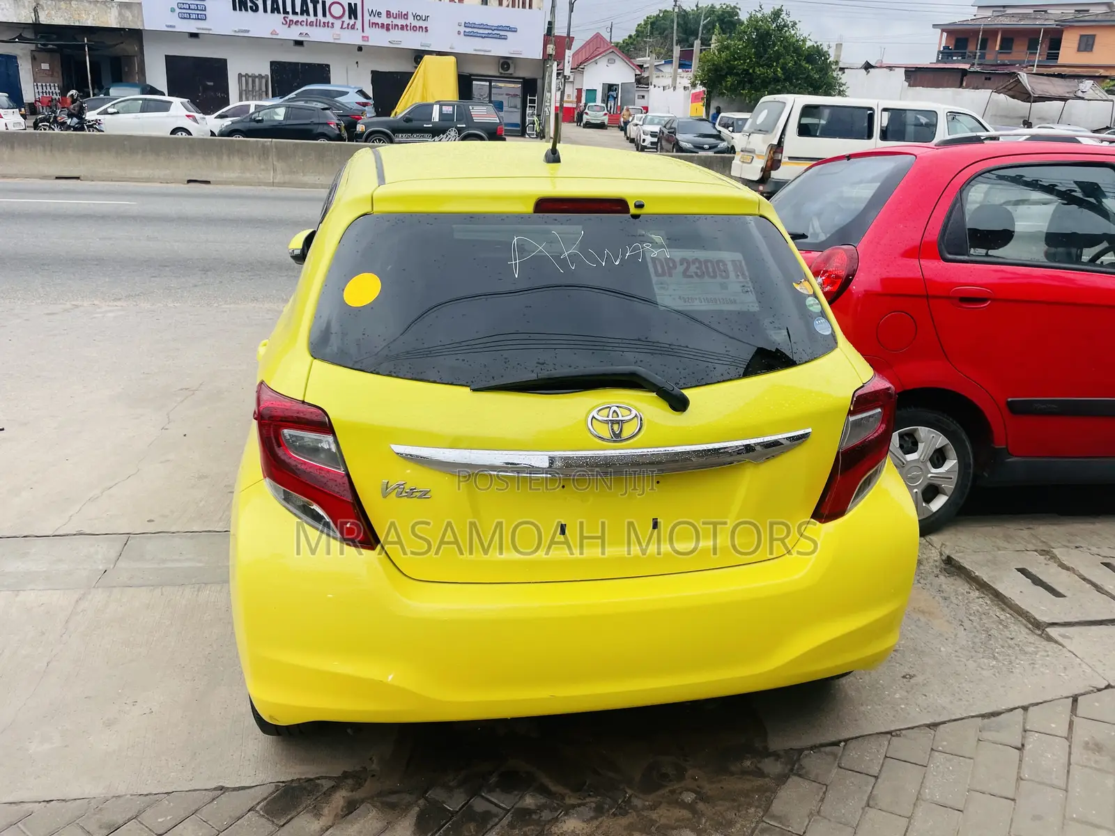 Toyota Vitz 1.3 FWD 3dr 2015 Yellow
