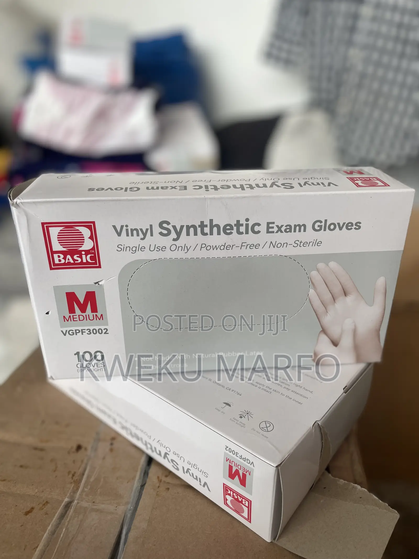 Vinyl Synthetic Exam Gloves