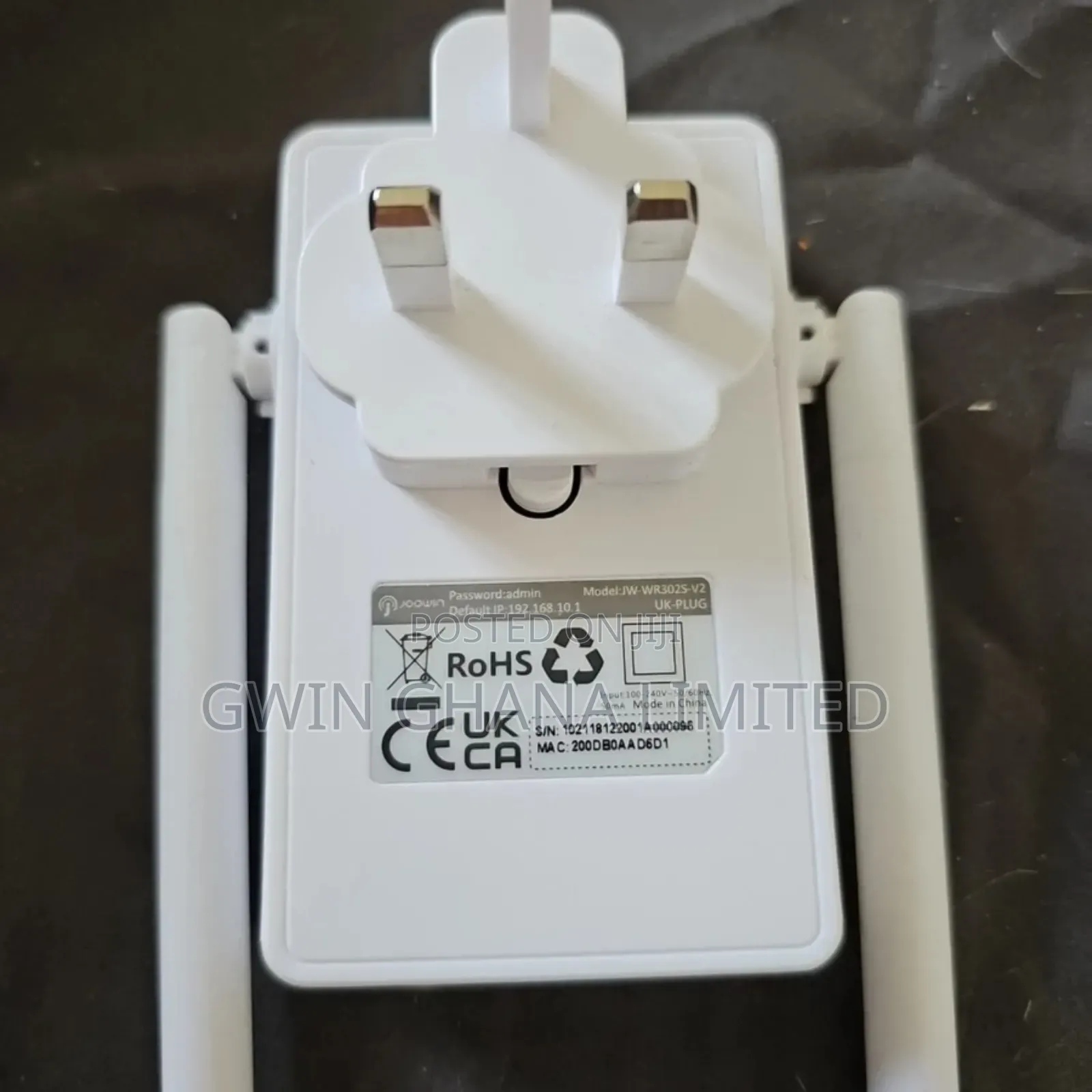 Joowin Wifi Extender 2.4ghz 300mbps