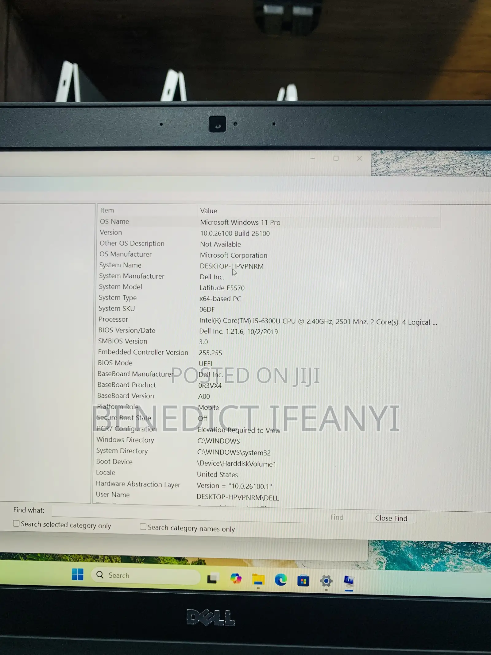 Laptop Dell Latitude 15 E5570 8GB Intel Core i5 HDD+SSD 250GB
