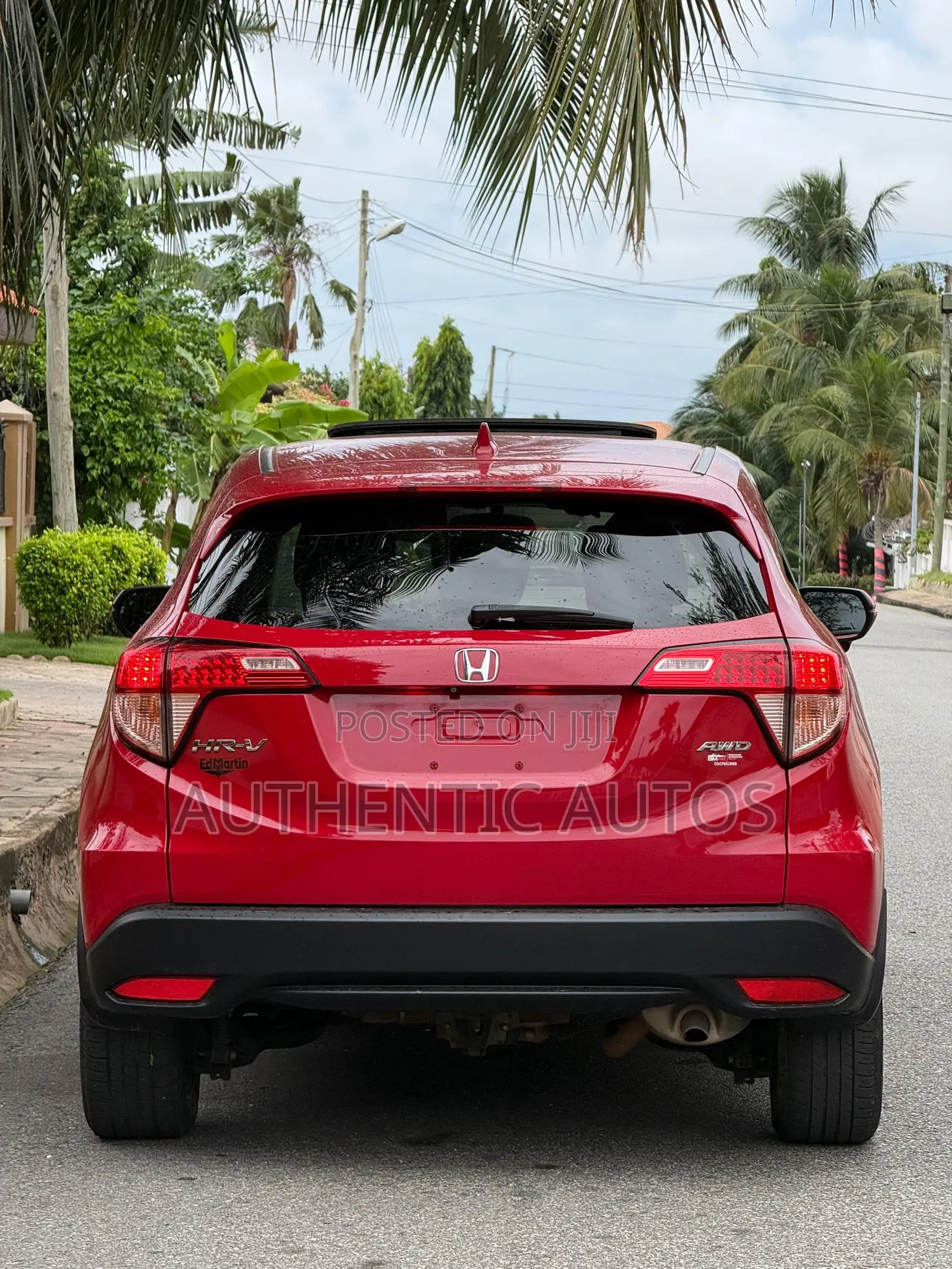 Honda HR-V EX AWD 2018 Red