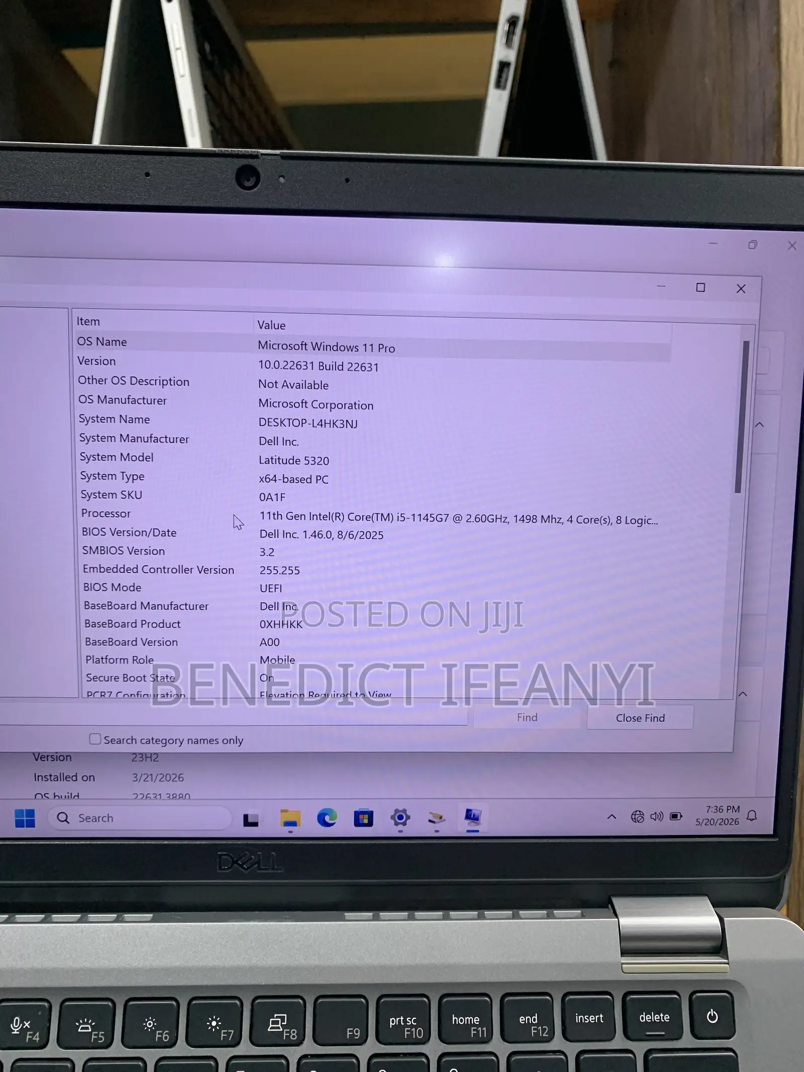 Laptop Dell Latitude 5320 8GB Intel Core i5 SSD 256GB
