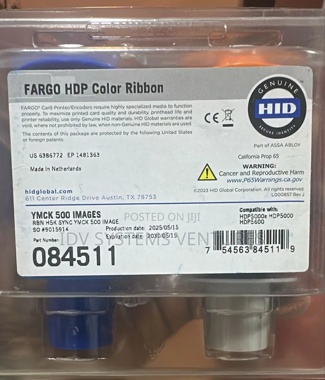 Fargo 84511 084511 Ymck Color Ribbon 500 Images Hdp5600 Hdp5000