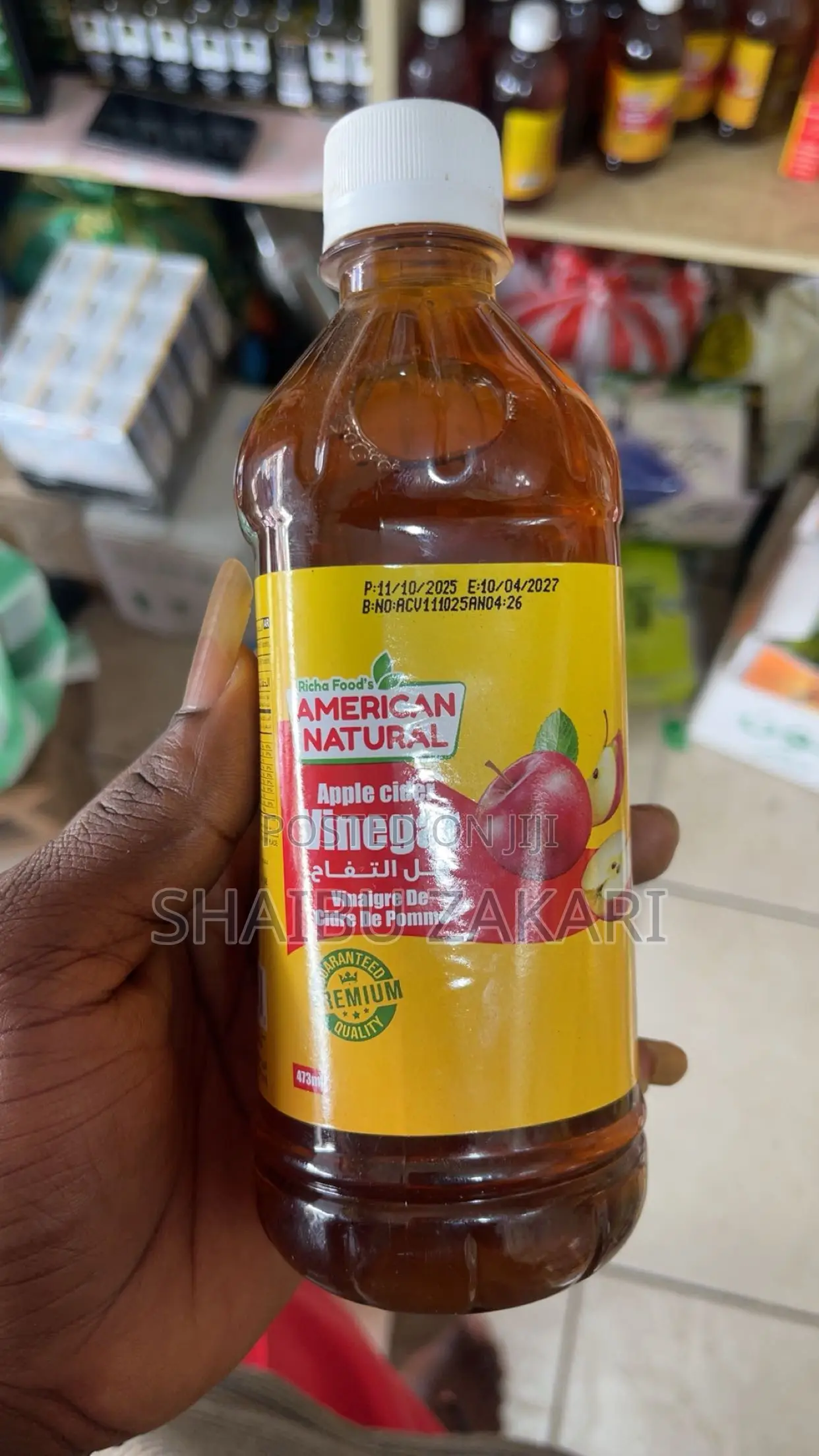 American Natural Apple Cice Lineg