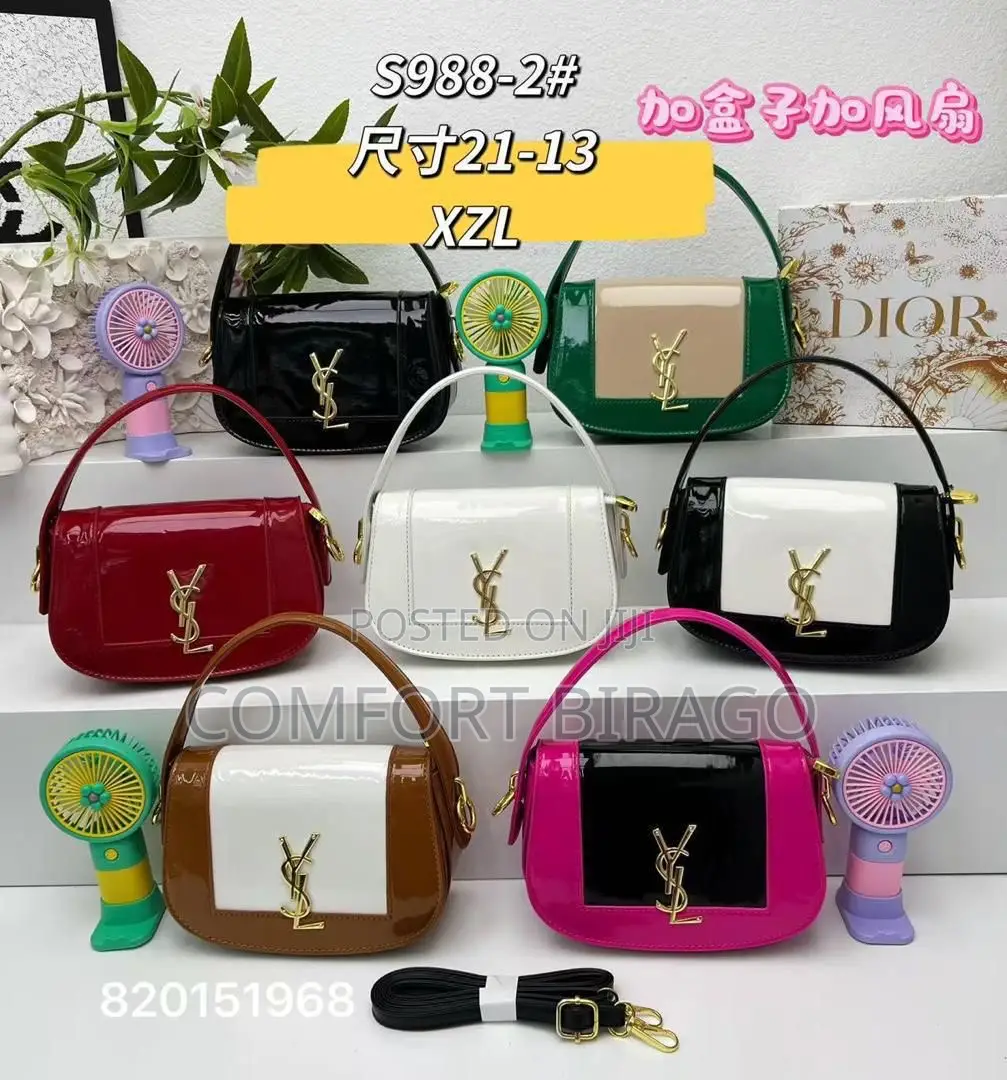Quality Ladies Leather Handbags With Mini Fan Available