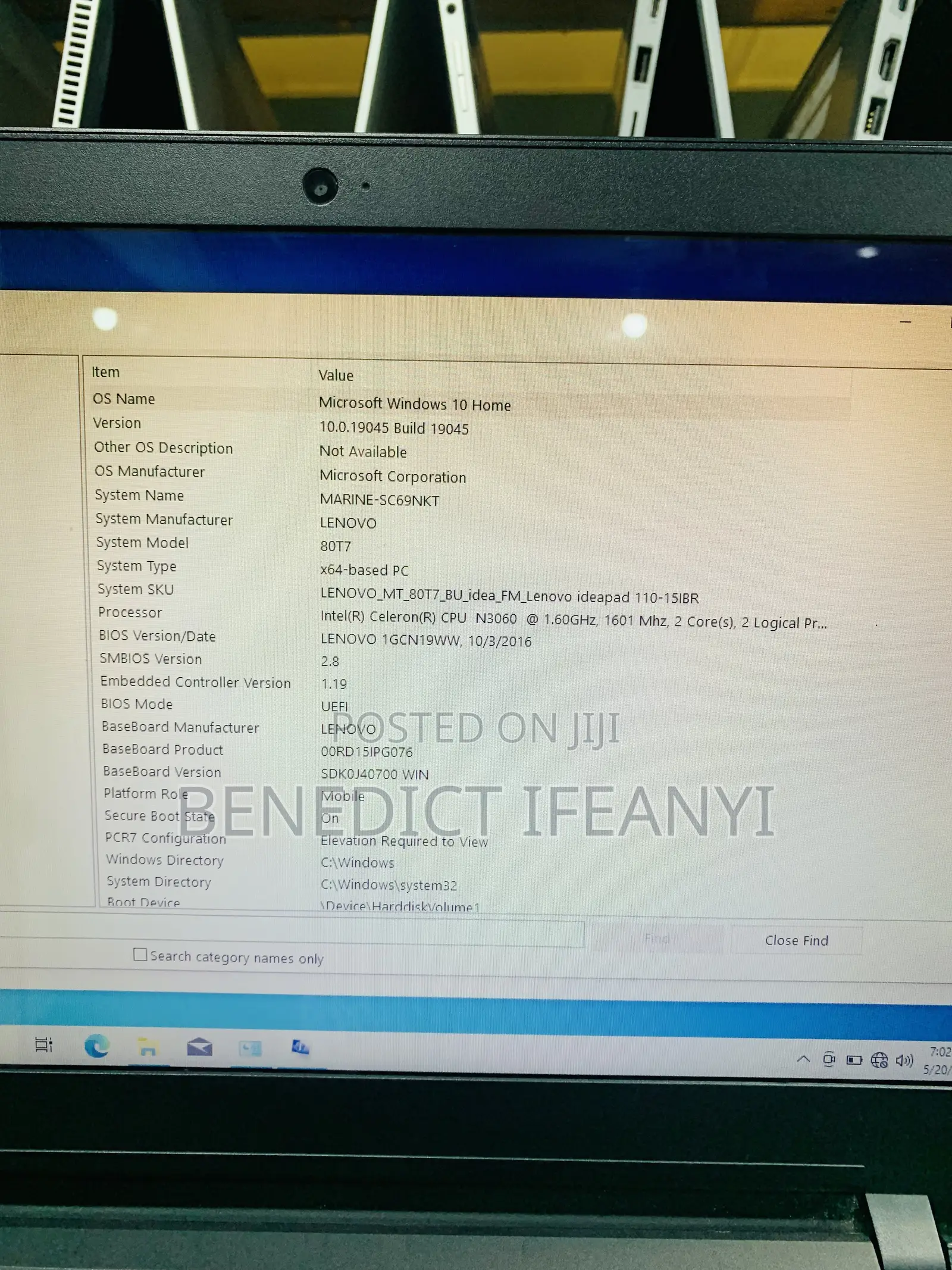 Laptop Lenovo IdeaPad 110 4GB Intel HDD 500GB