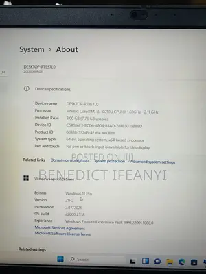 Laptop Lenovo ThinkPad L15 Gen 3 8GB Intel Core i5 SSD 256GB