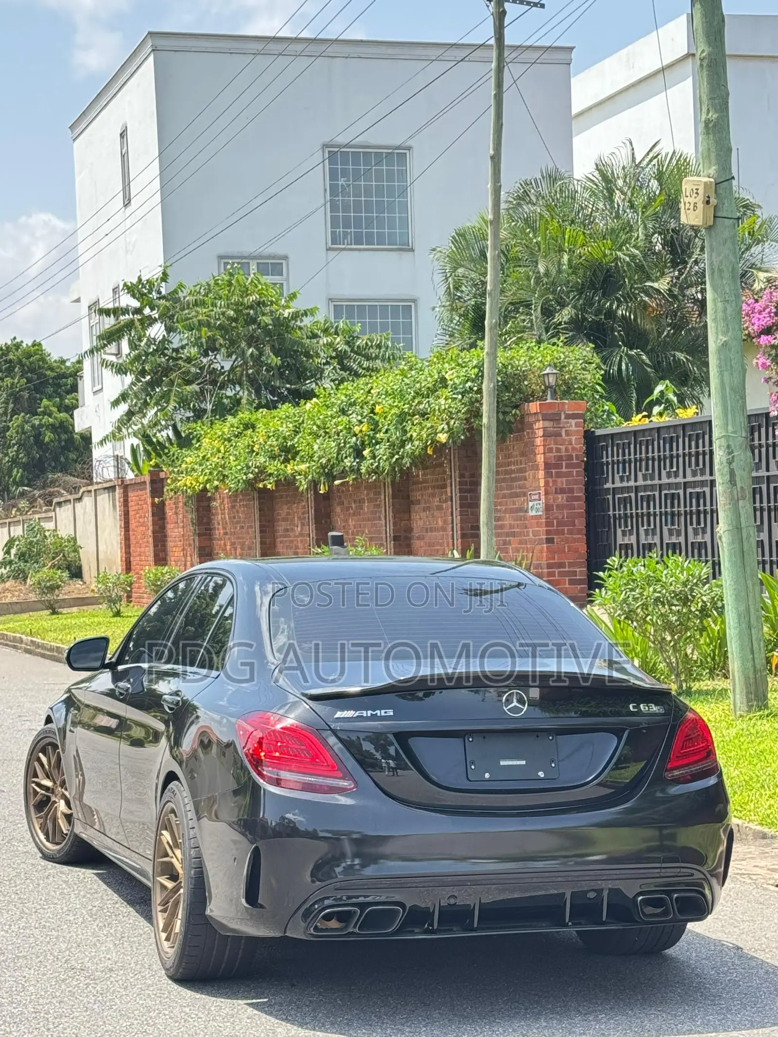 Mercedes-Benz C63 2019 Black