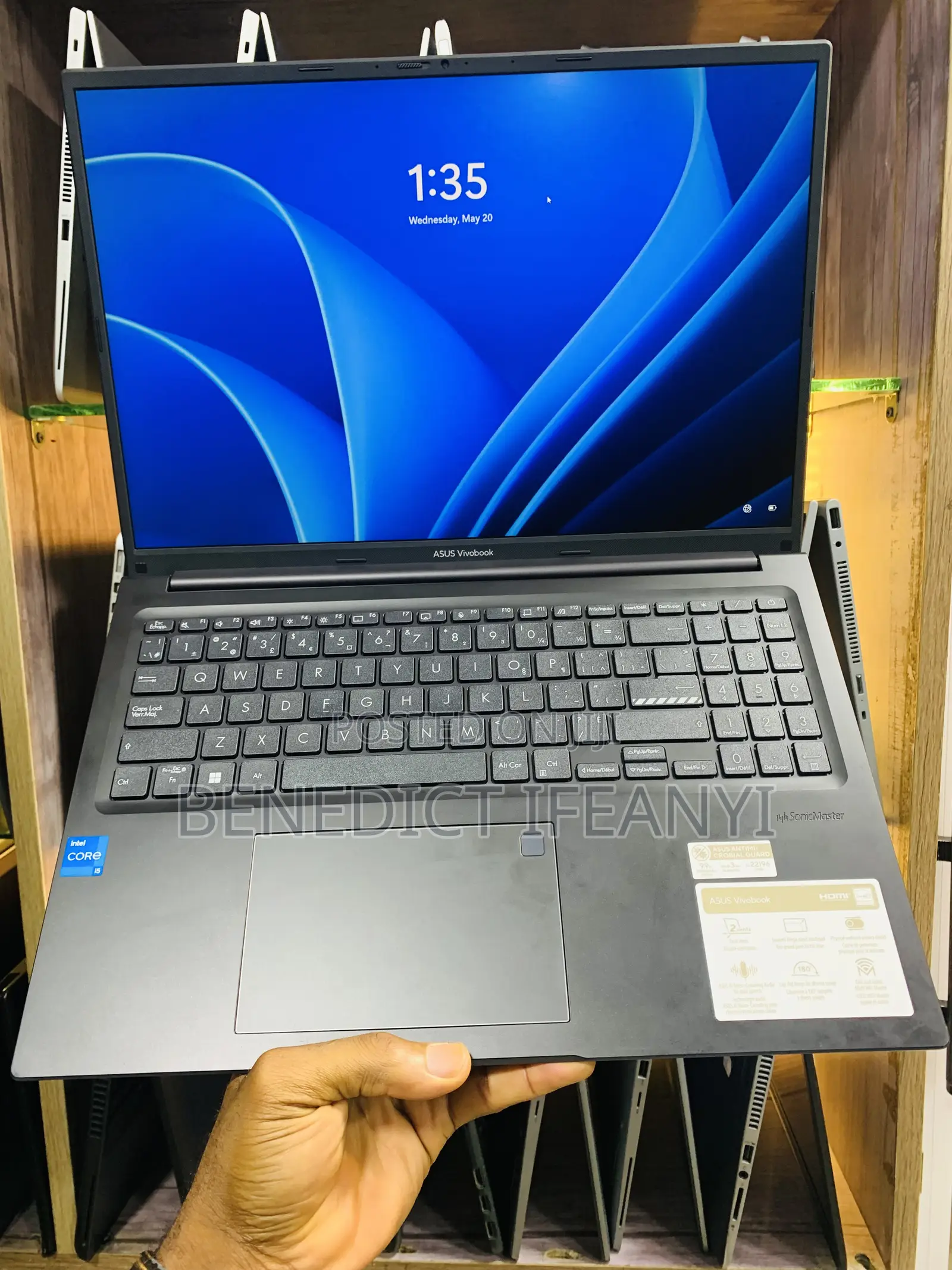 Laptop Asus Vivobook 16 8GB Intel Core i5 SSD 512GB
