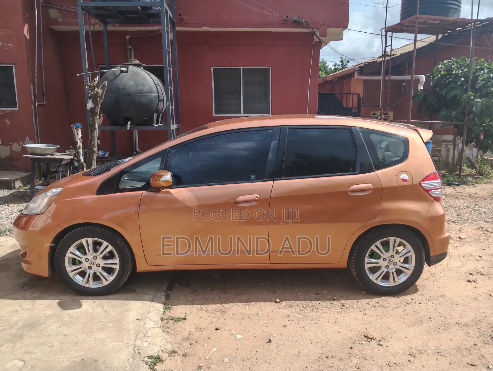 Honda Fit Sport 2011 Orange