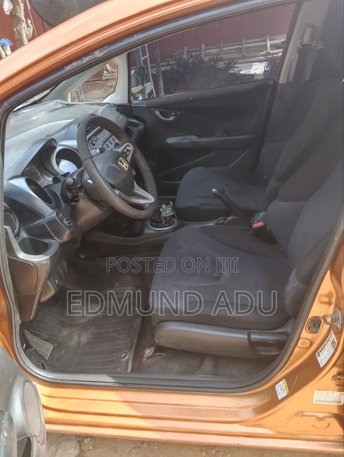 Honda Fit Sport 2011 Orange