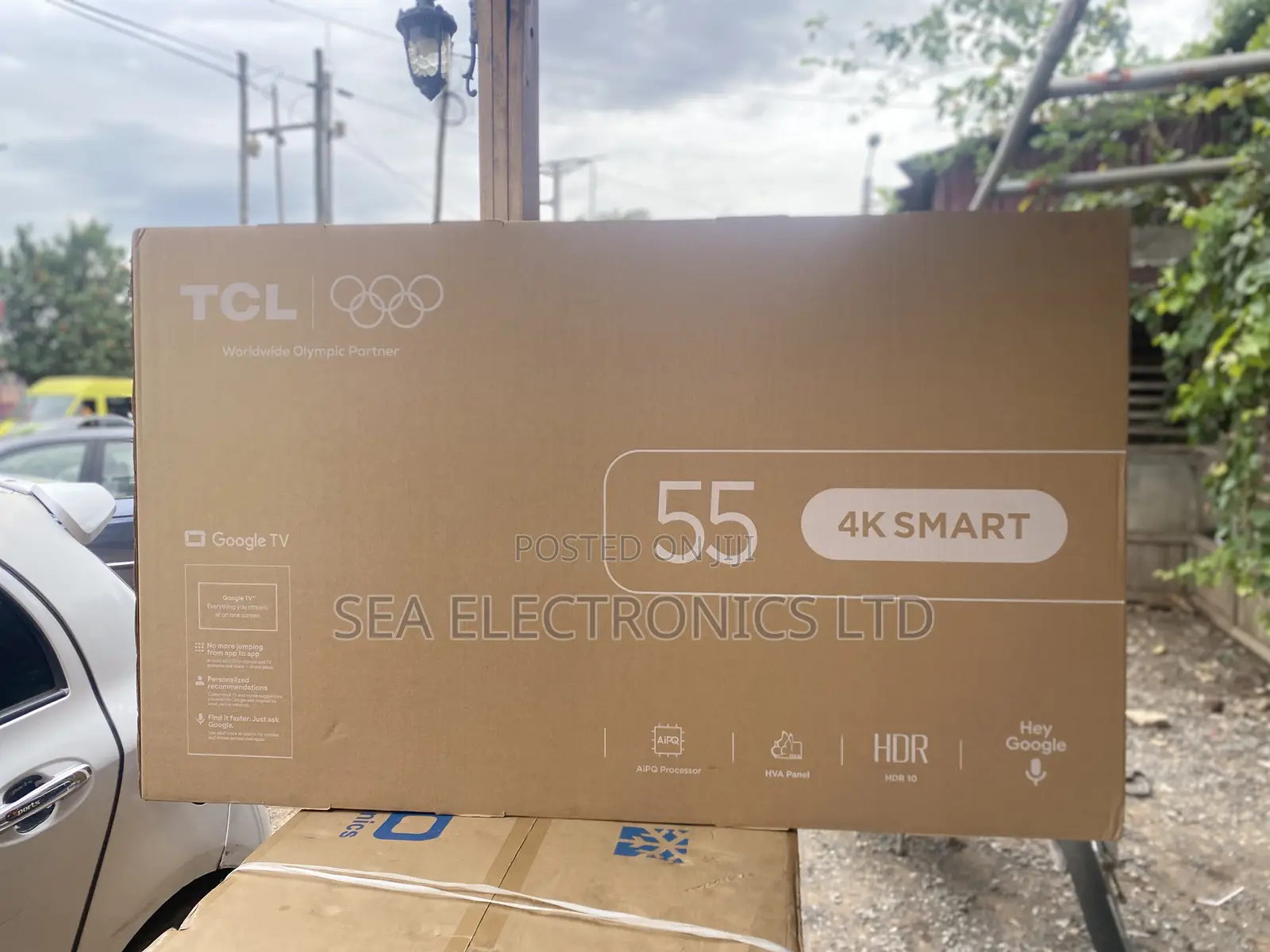 TCL 55p6l Uhd Google Smart Tv - Hdmi - Black