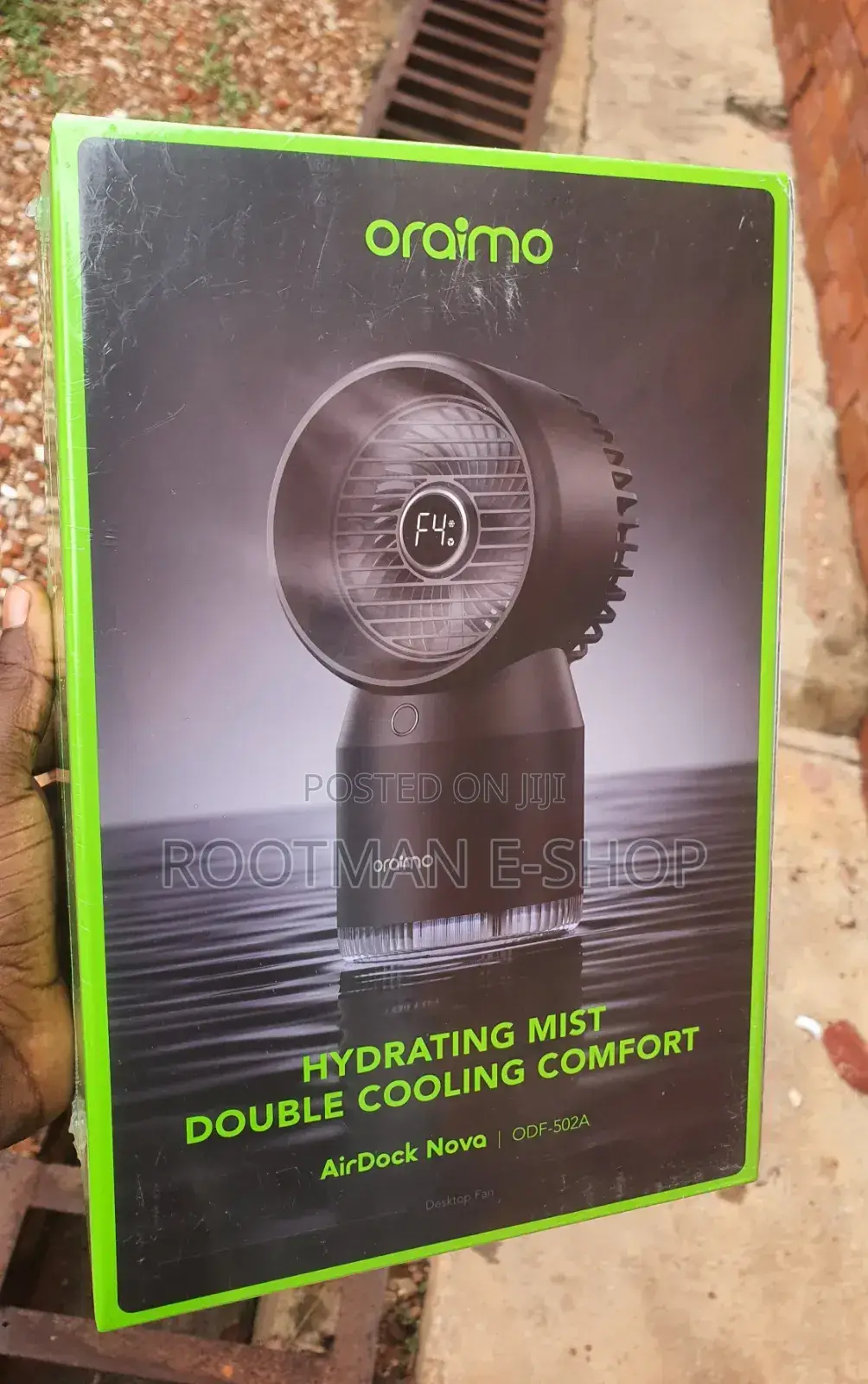 Oraimo Airdock Nova Hydrating Cooling Desktop Fan