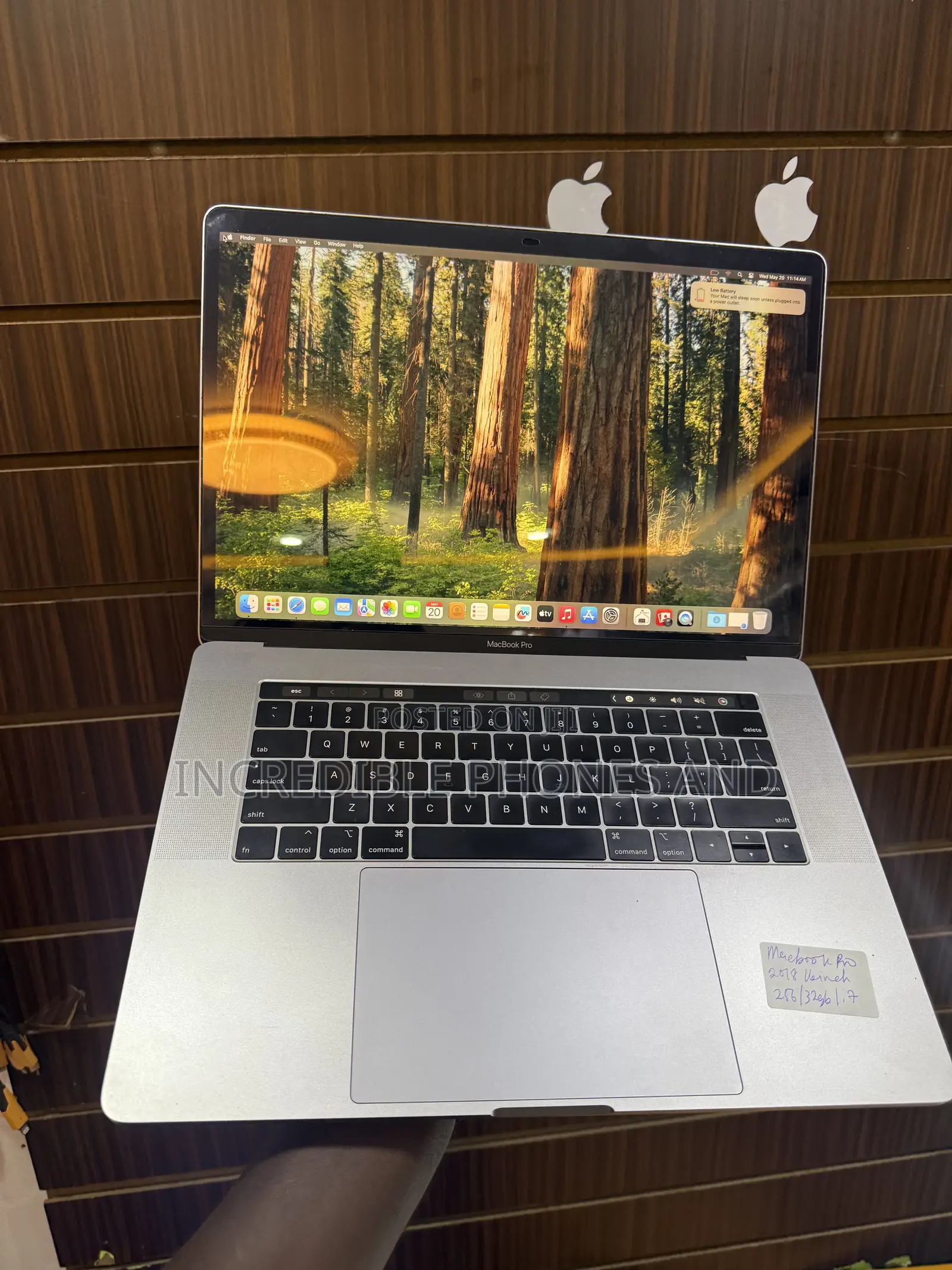 Laptop Apple MacBook Pro 2018 32GB Intel Core i7 SSD 256GB