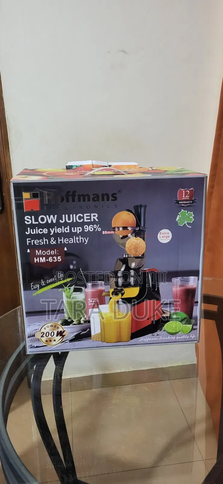 Hoffmann Electronics Slow Juicer