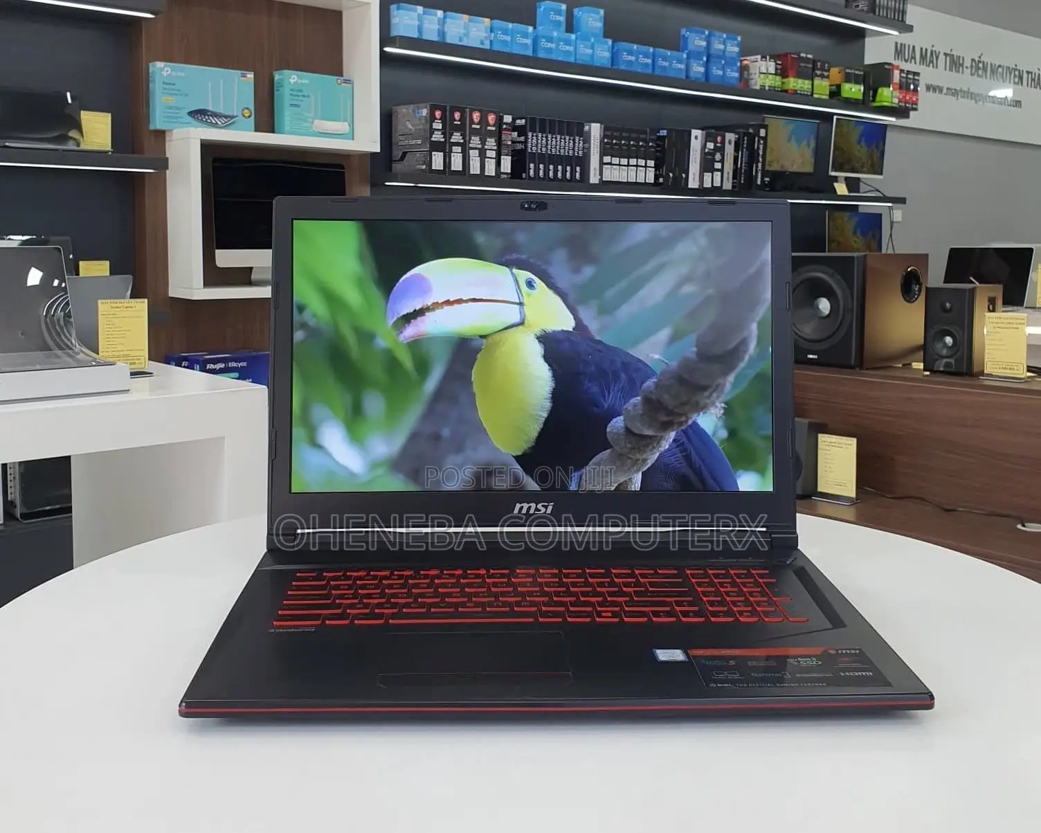 New Laptop MSI GL63 8RC 16GB Intel Core i7 SSD 1T