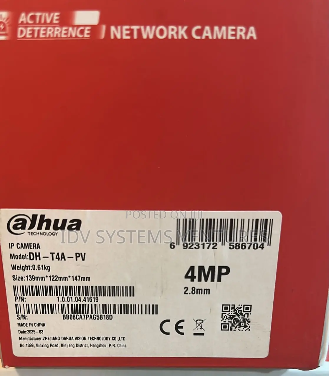4a-Pv 4mp Fixed-Focal Wi-Fi Turret Network Camera