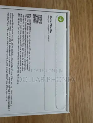 New Apple iPhone 17 Pro Max 1 TB Orange