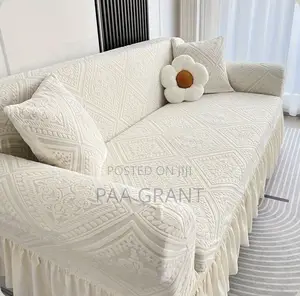 Fluffy Velvet 4 PCS Pure Cotton Sofa Skirt Covers(Only Sold as a Set )