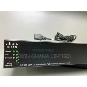 Cisco Sg 500-28p 28-Port Gigabit Poe Stackable Managed Switch