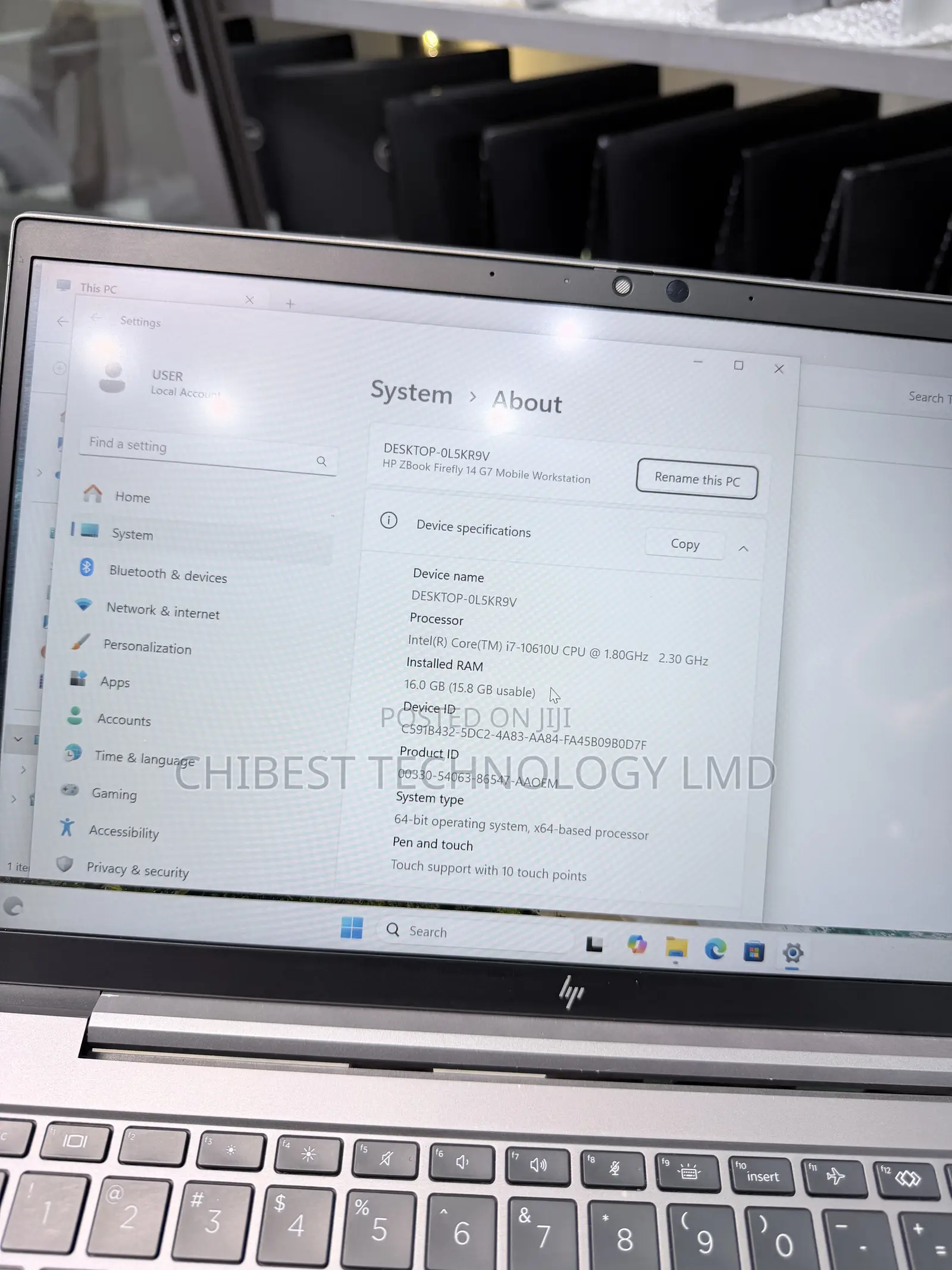 Laptop HP ZBook Firefly 14 G7 16GB Intel Core i7 SSD 512GB