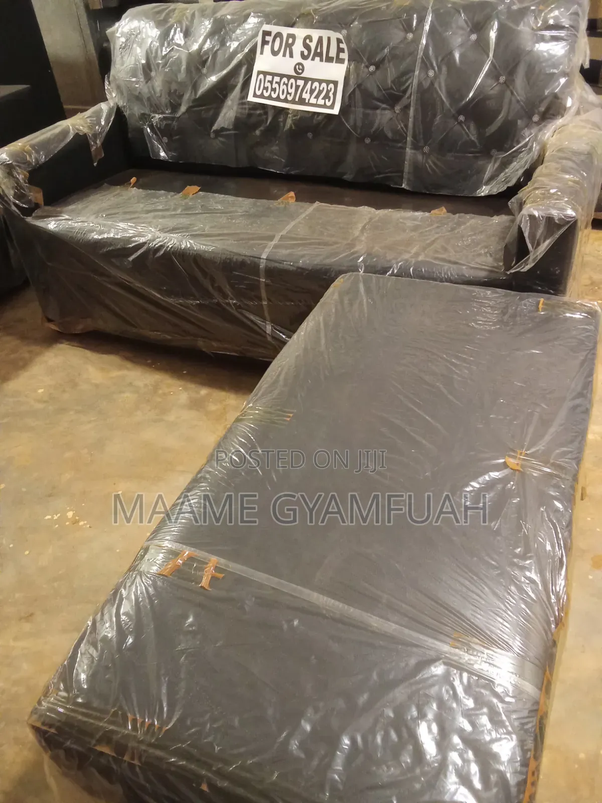 L Shape Sofa and Barbering Seat for Sale at Affordable Price