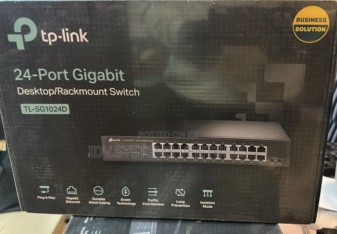 Tl-Sg1024d 24-Port Gigabit Desktop/Rackmount Switch