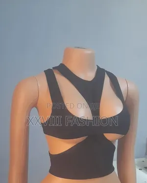 Crop Top Undercut 2 Piece