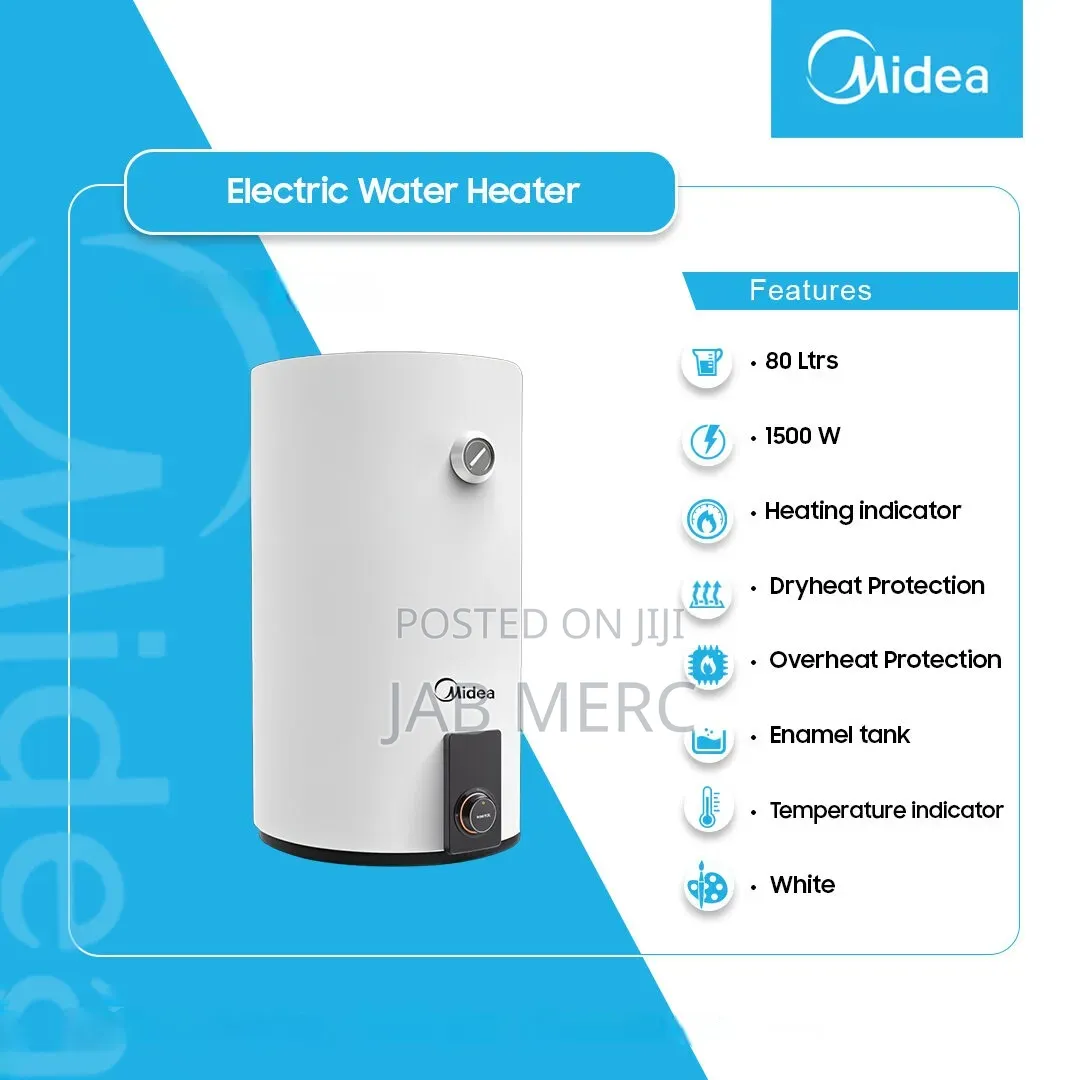 Midea 80ltrs Water Heater Instant Heater Very Safe Quality Original