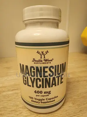 Double Wood Magnesium Glycinate 400mg | 180 Capsules From Usa