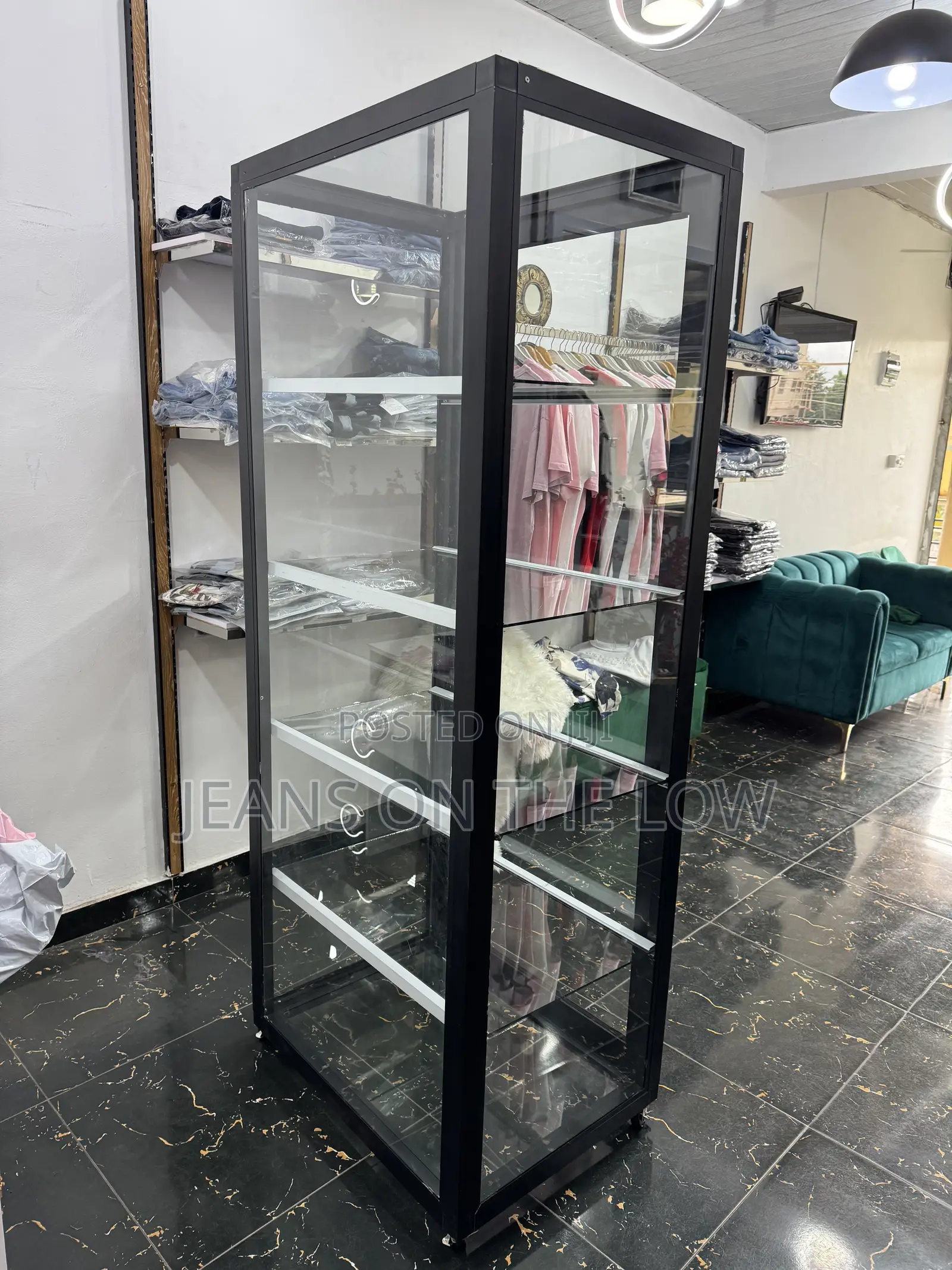 Glass Shelves Show Case