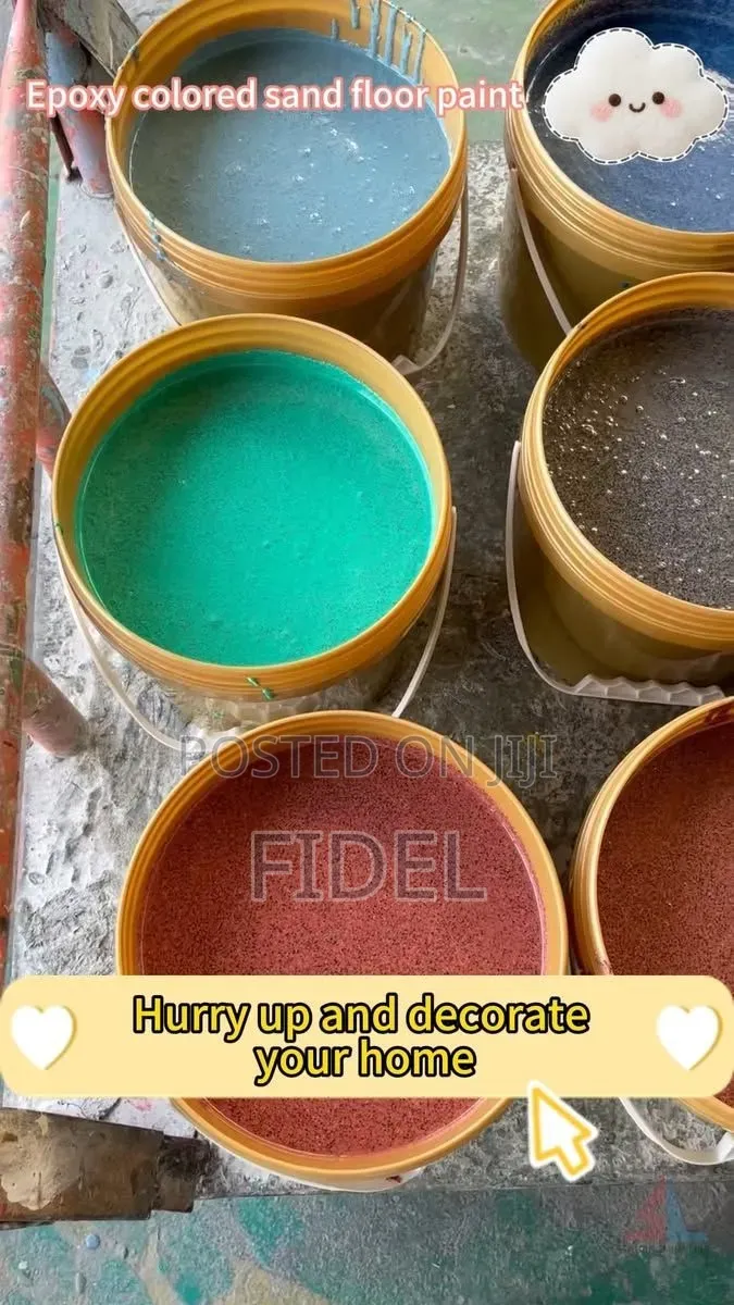 Epoxy Colored Sand Floor Paint