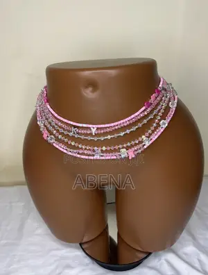 Pink Waist Beads