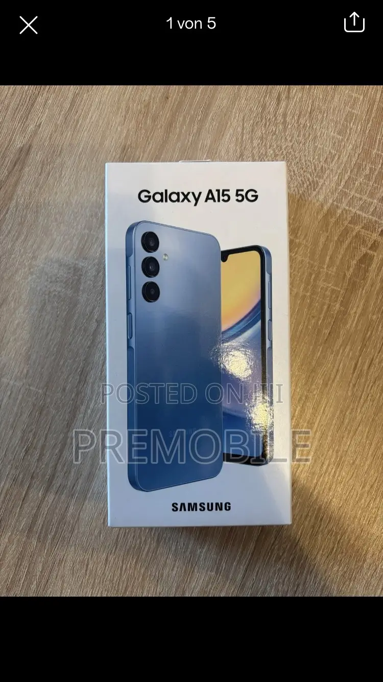 New Samsung Galaxy A15 5G 128 GB Black