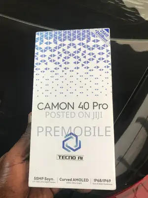 New Tecno Camon 40 Pro 5G 256 GB Black