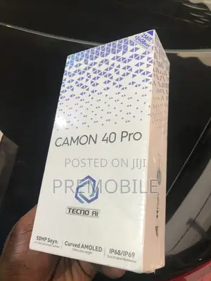 New Tecno Camon 40 Pro 5G 256 GB Black