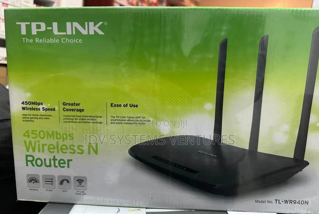Tl-Wr940n
450mbps Wireless N Router