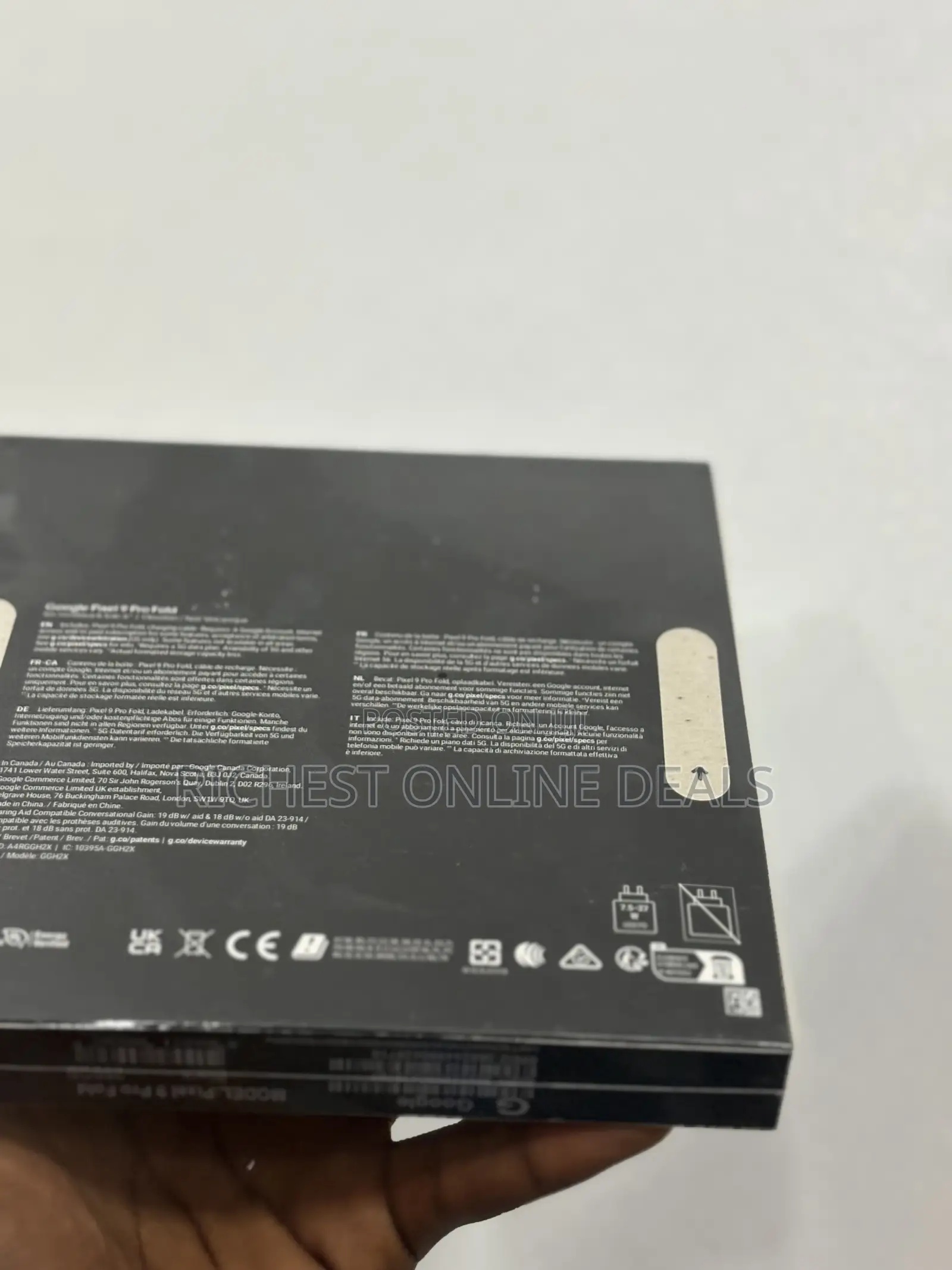 New Google Pixel 9 Pro Fold 256 GB Black