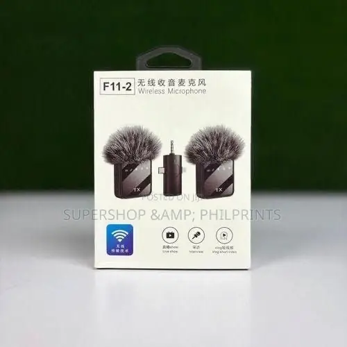 F11-2 Wireless 2 in 1 Microphone