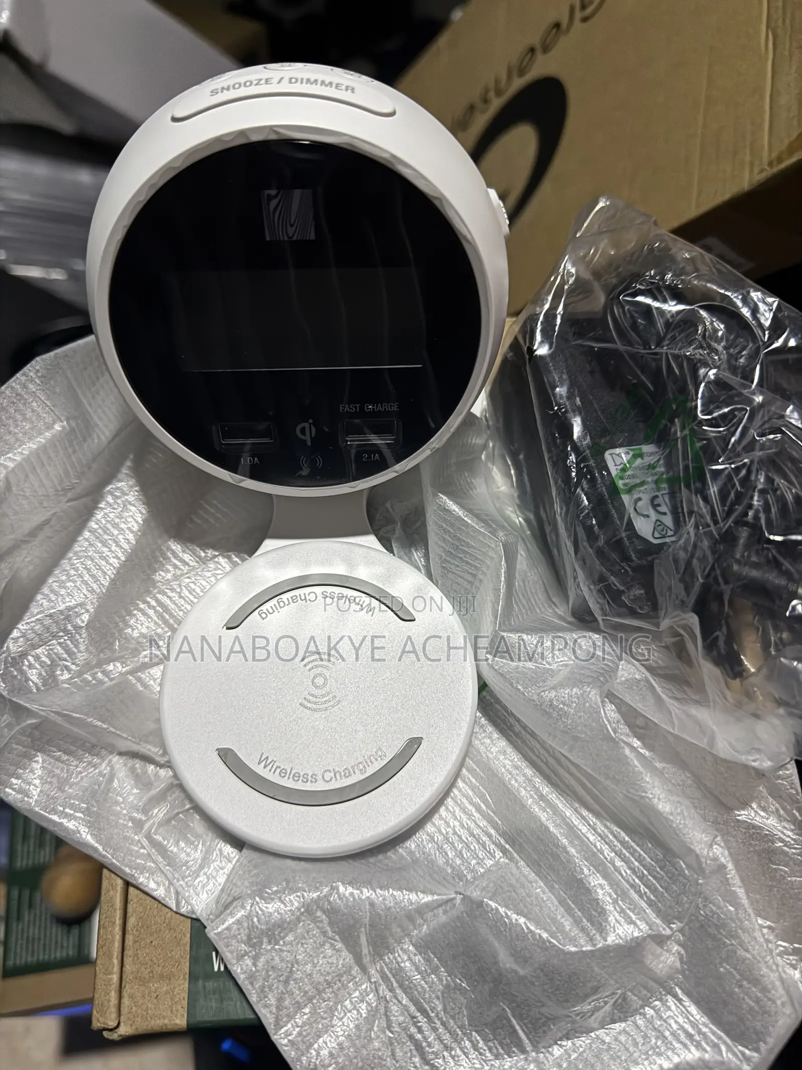 Wireless Charging Alarm Clock